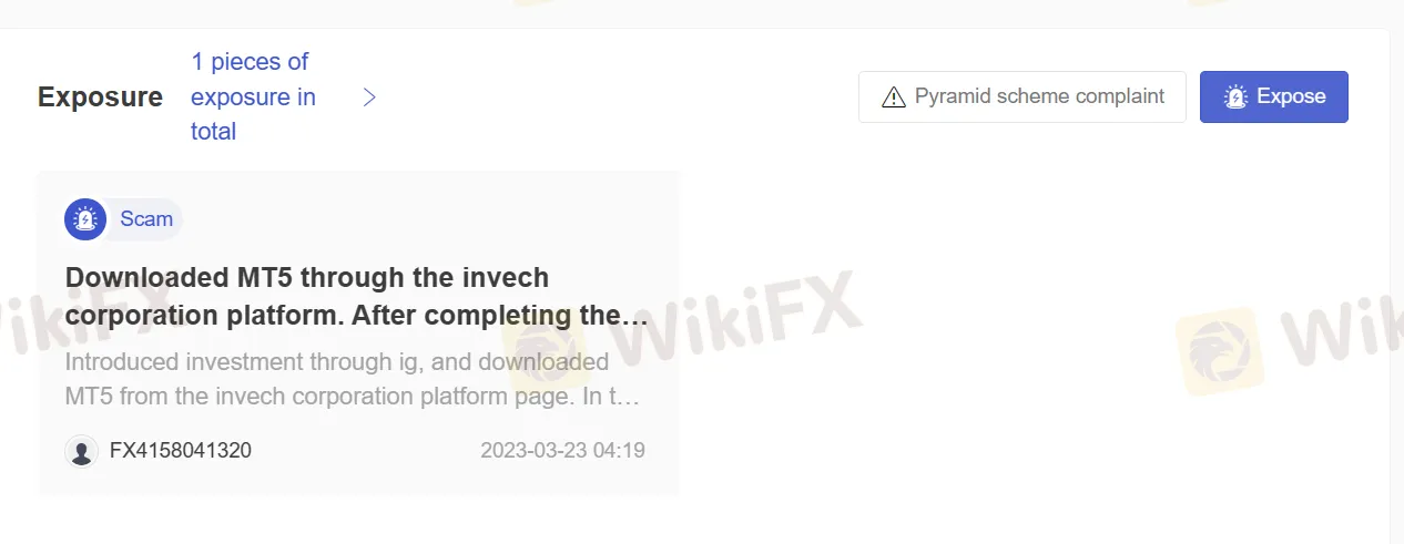 User Exposure on WikiFX User Exposure on WikiFX
