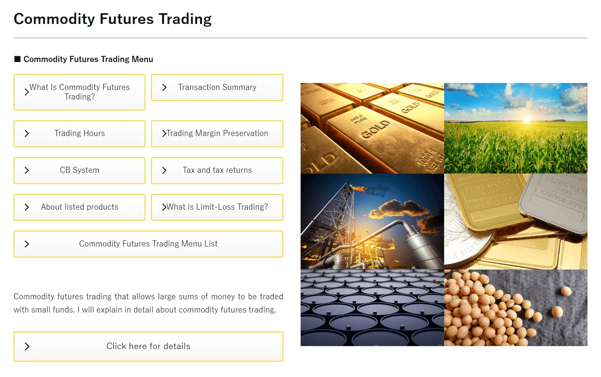 Commodity Futures Trading