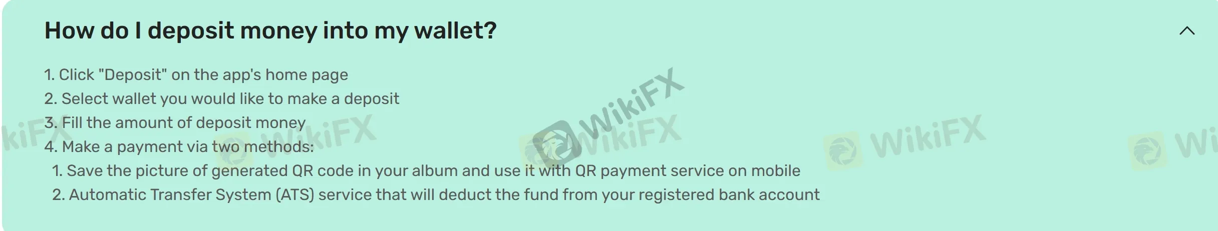 تفاصيل الإيداع تفاصيل الإيداع