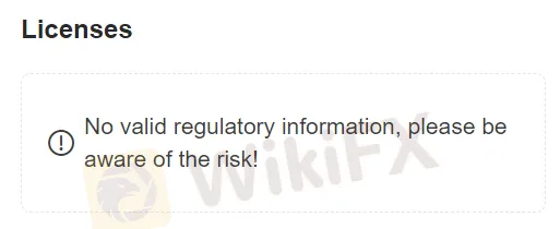 No license No license