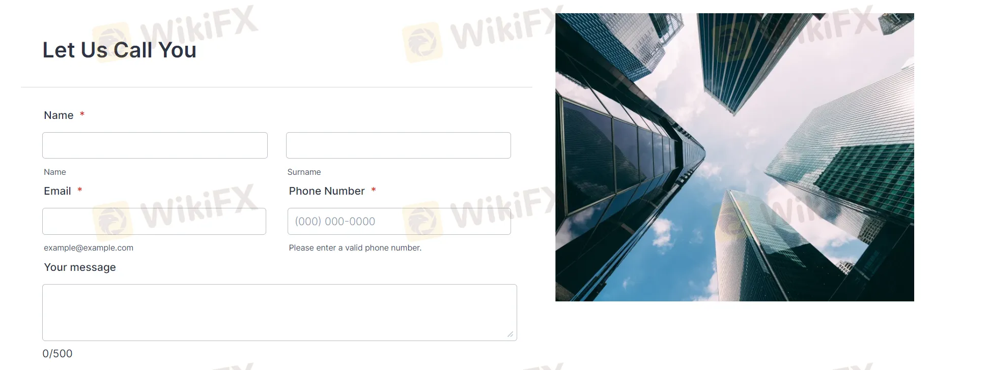 contact form contact form