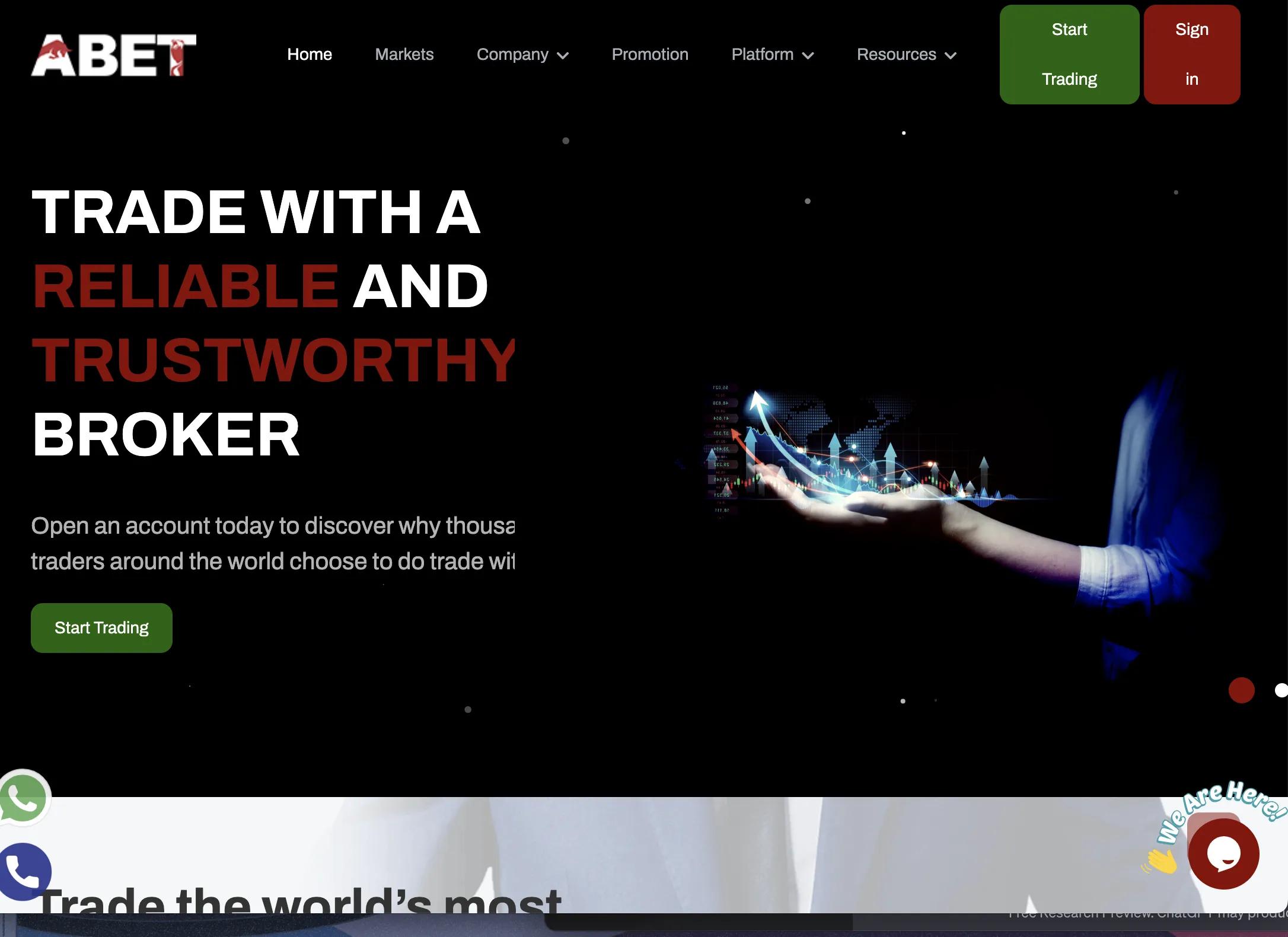 ABET Global的主页