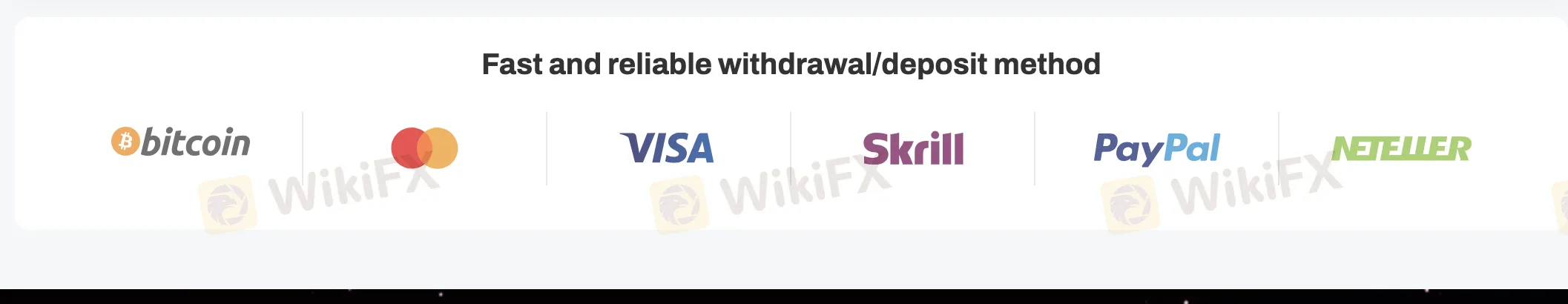 Deposits & Withdrawals