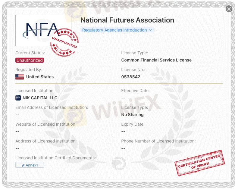 Is NIK CAPITAL legit or a scam? Is NIK CAPITAL legit or a scam?