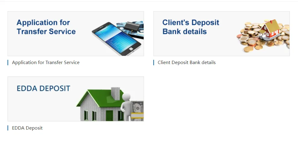 Deposit & Withdrawal Deposit & Withdrawal