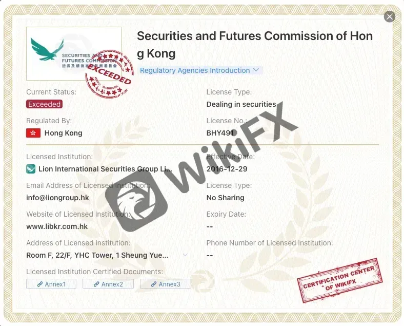 Regulatory Status Regulatory Status