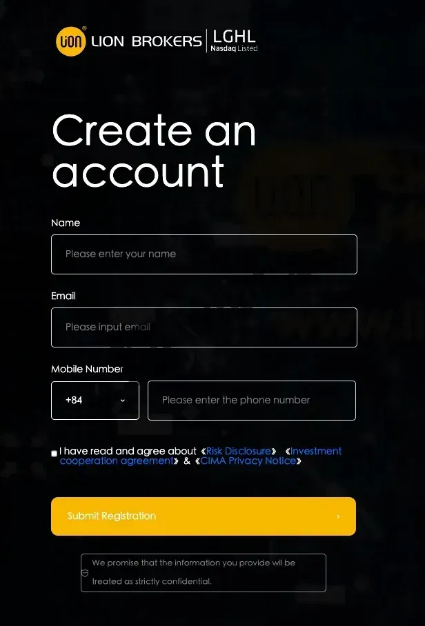 Open an Account Open an Account