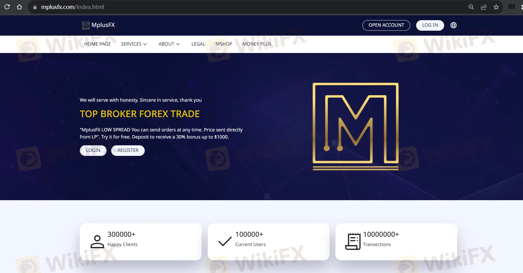 Trang chủ của MPLUSFX Trang chủ của MPLUSFX