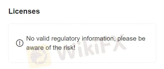 कोई लाइसेंस नहीं