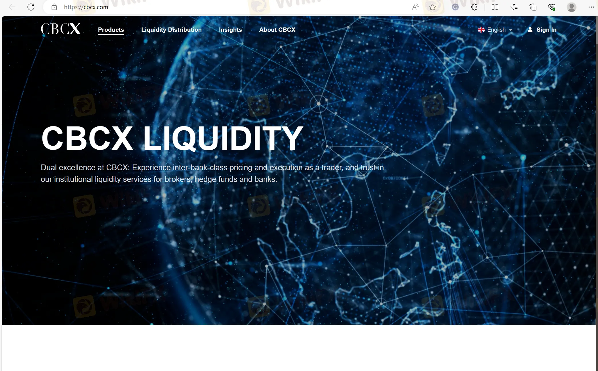 CBCX's home page