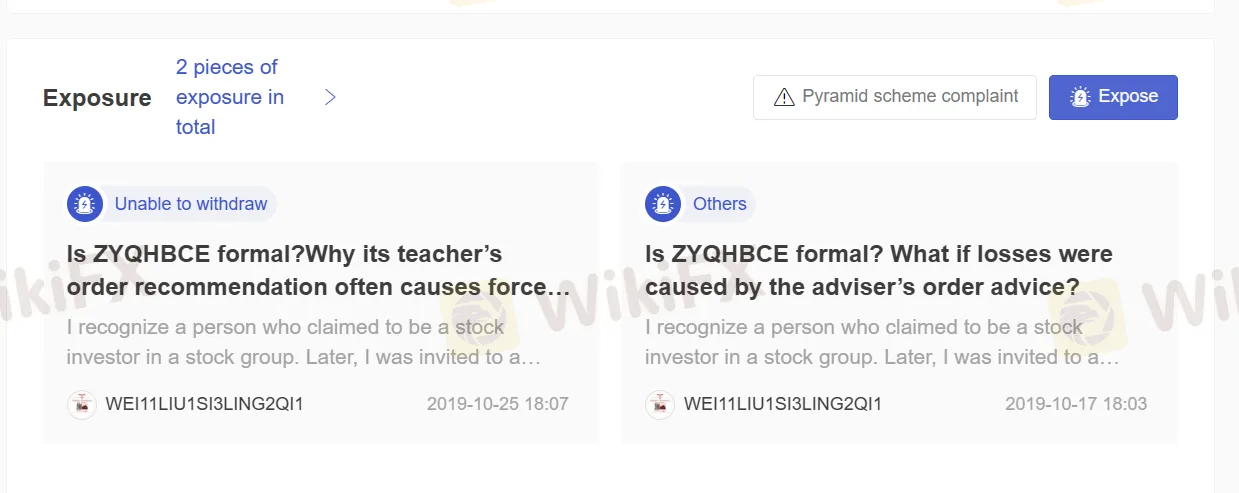 User Exposure on WikiFX