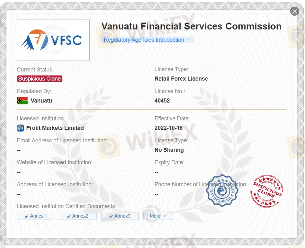suspicious clone VFSC license