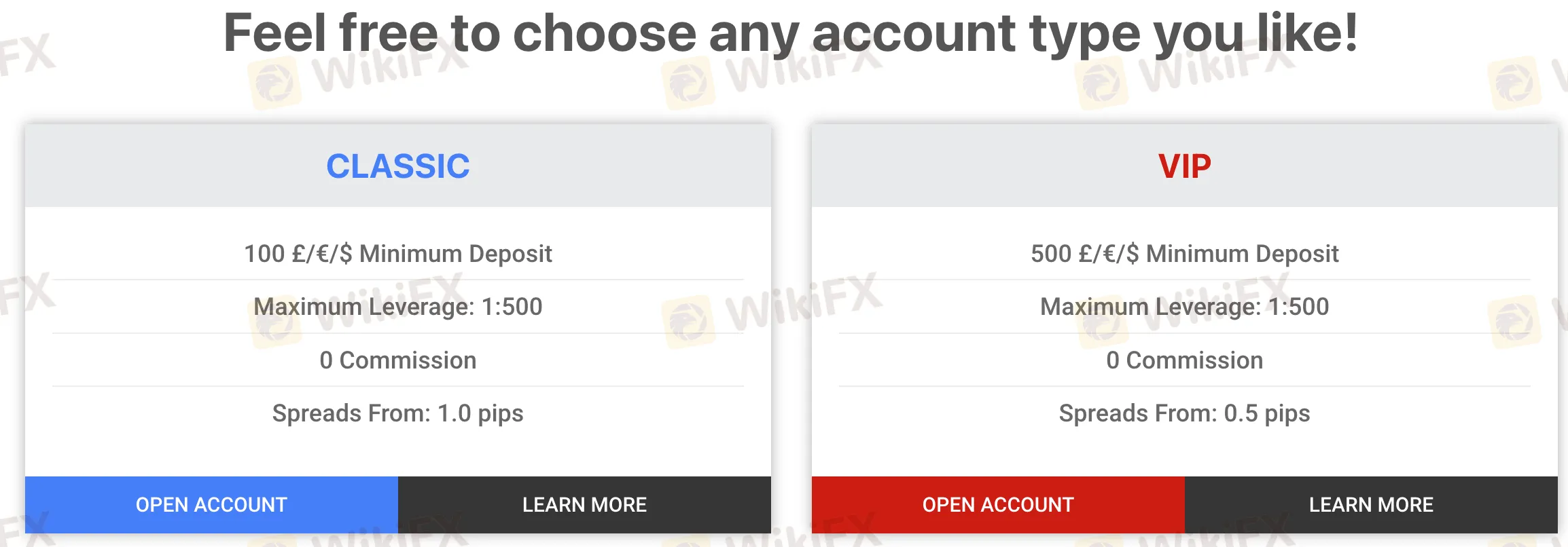 アカウントタイプ アカウントタイプ