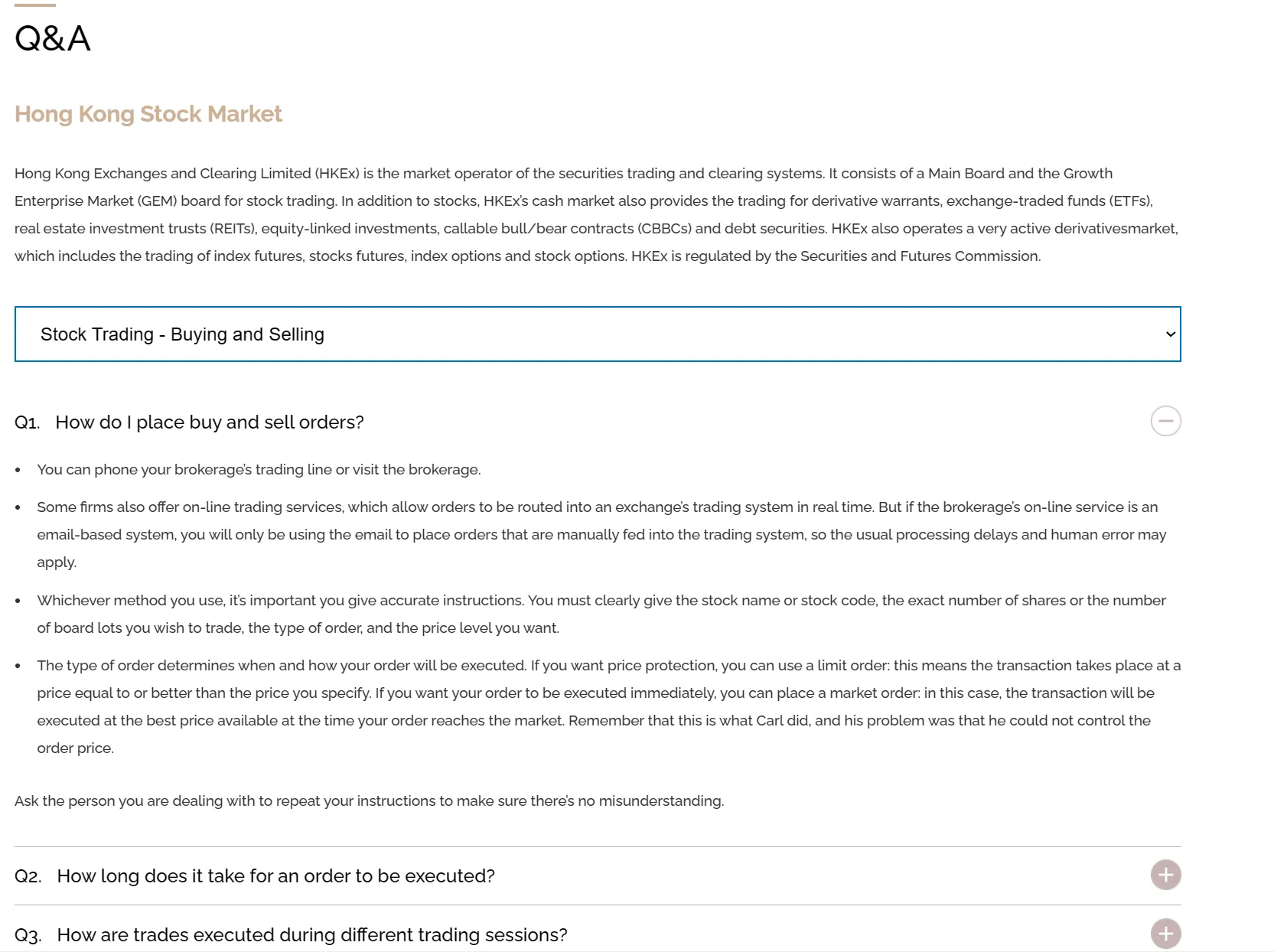 FAQ Page