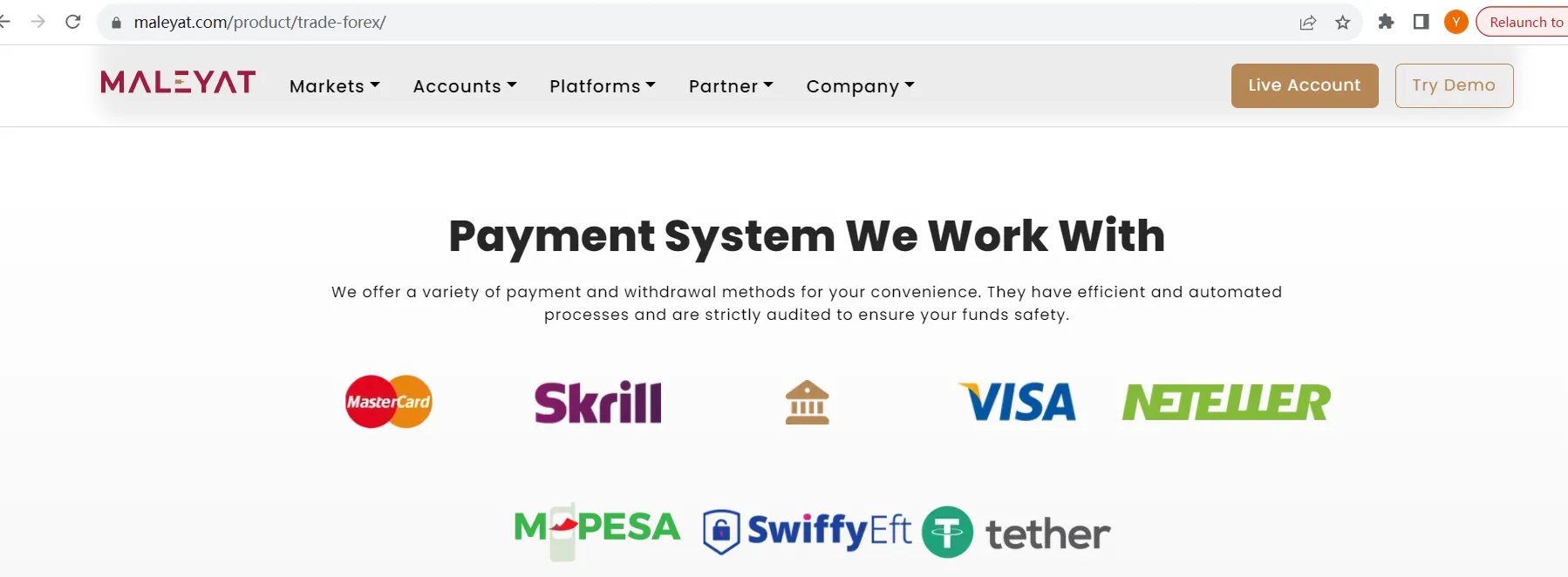 Deposit & Penarikan Deposit & Penarikan