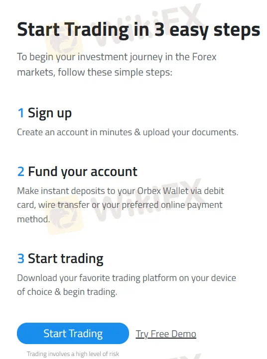 كيفية فتح حساب؟