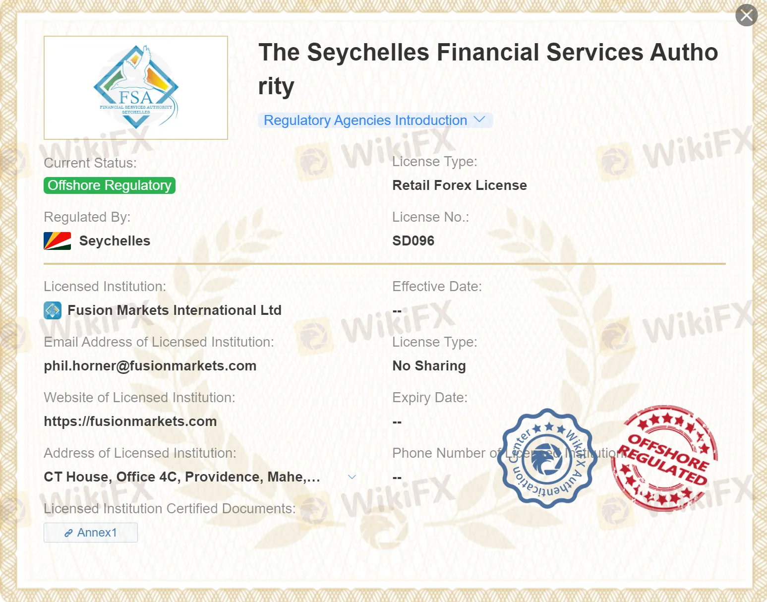 FSA regulation FSA regulation