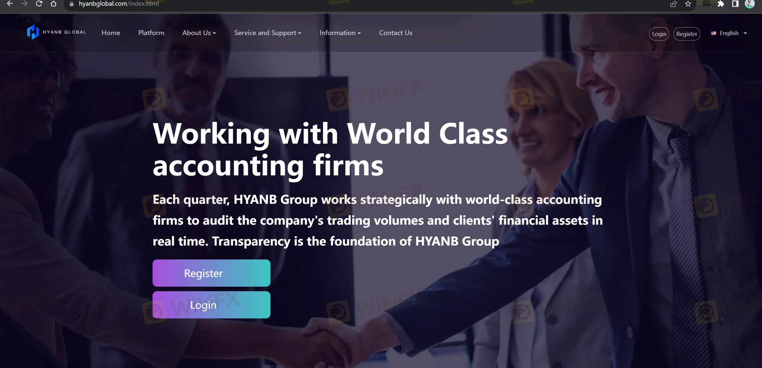 HYANB Group's homepage HYANB Group's homepage