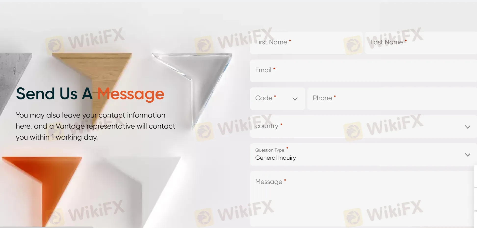 formulaire de contact