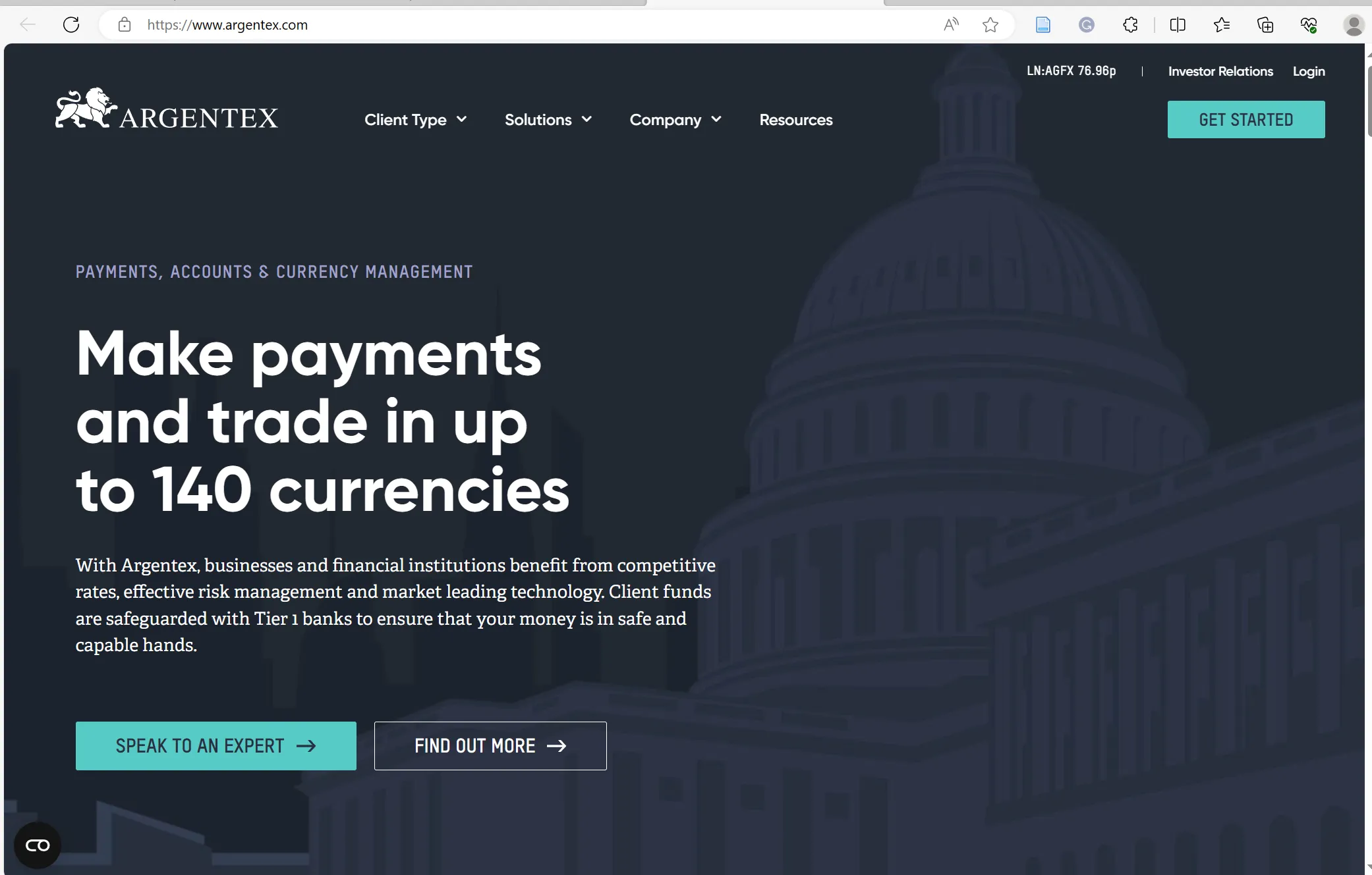 ARGENTEX's homepage ARGENTEX's homepage