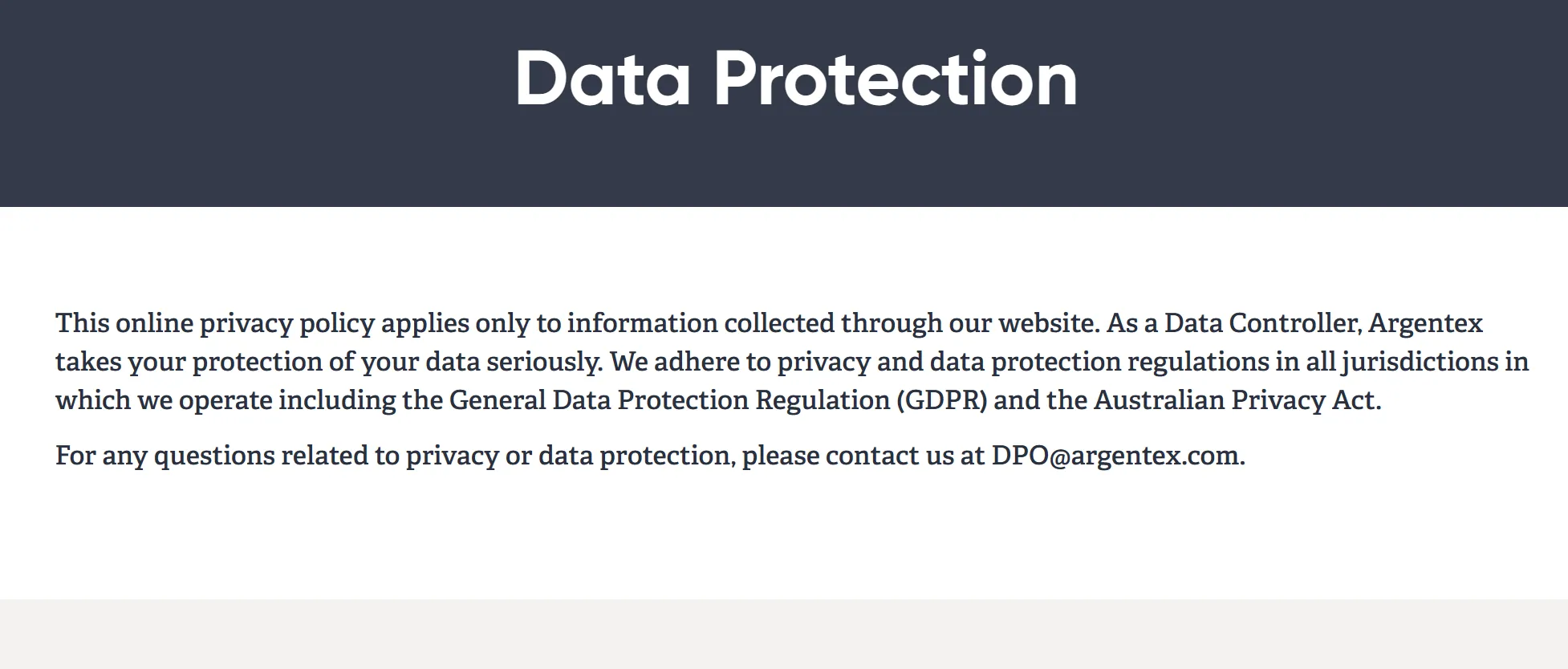 data protection data protection
