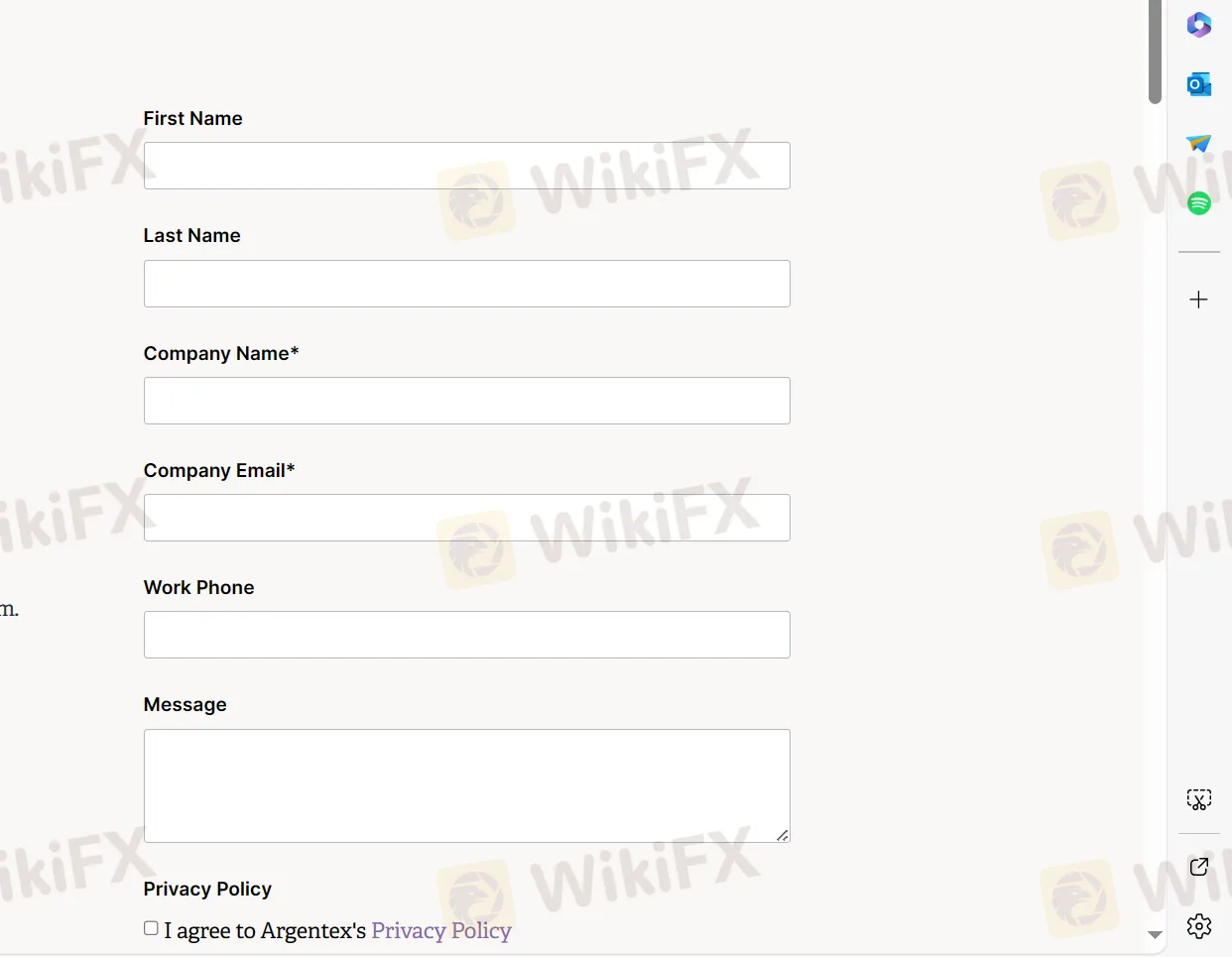 contact form contact form