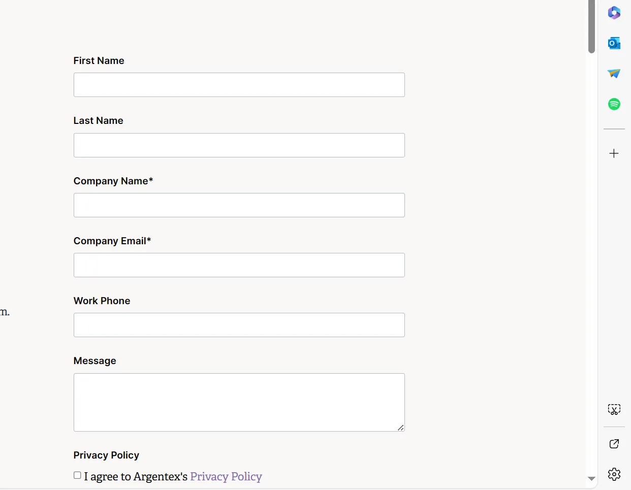 contact form contact form