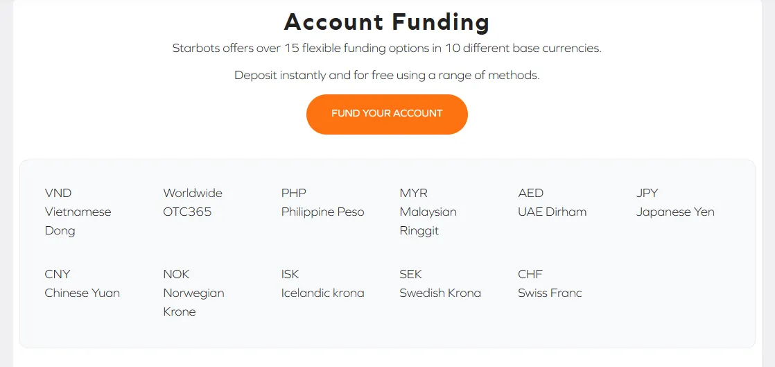 account funding account funding