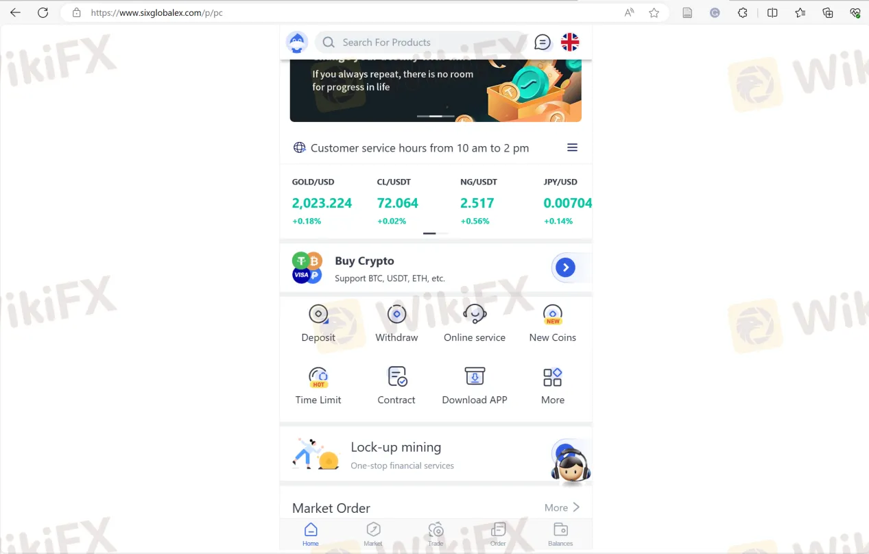 sixglobalex Startseite