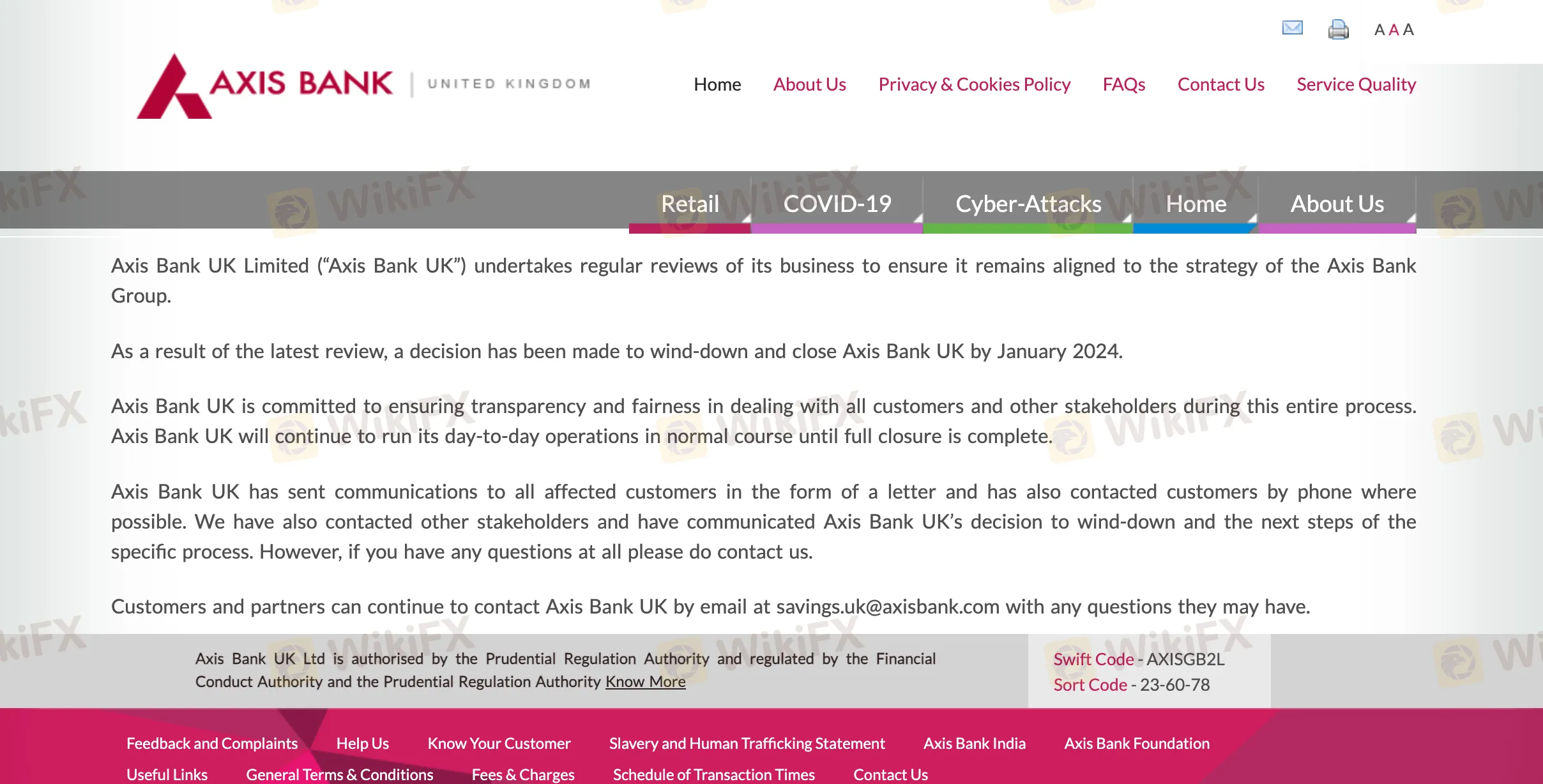 Overview of AXIS BANK