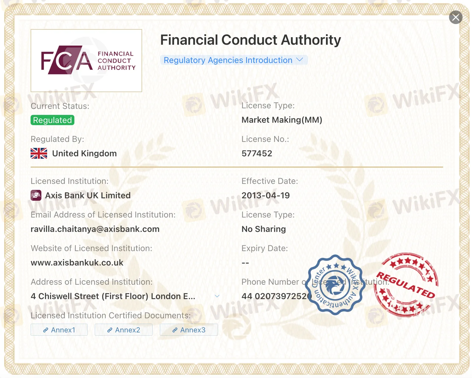 Is AXIS BANK legit or a scam?