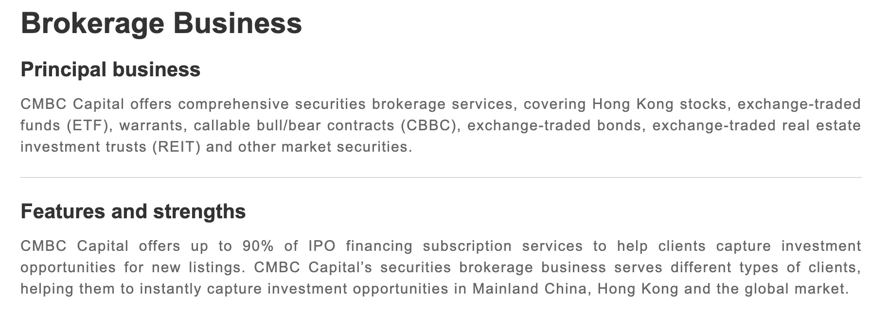 Market Instruments