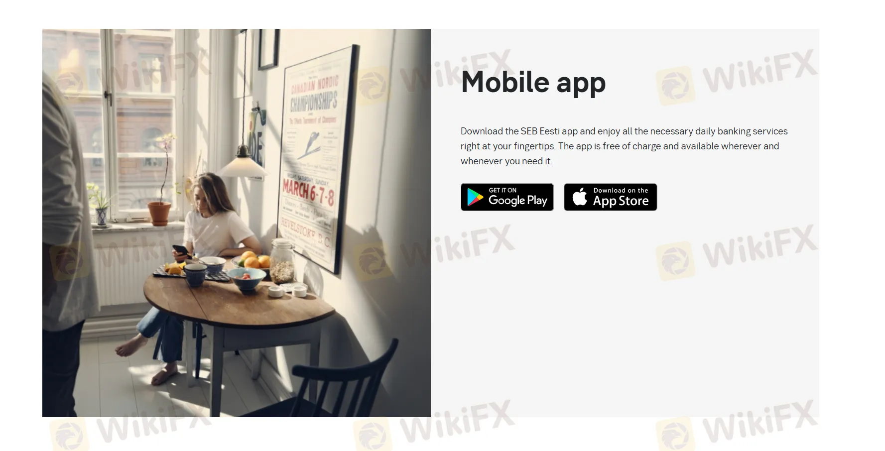 SEB Eesti mobile app SEB Eesti mobile app