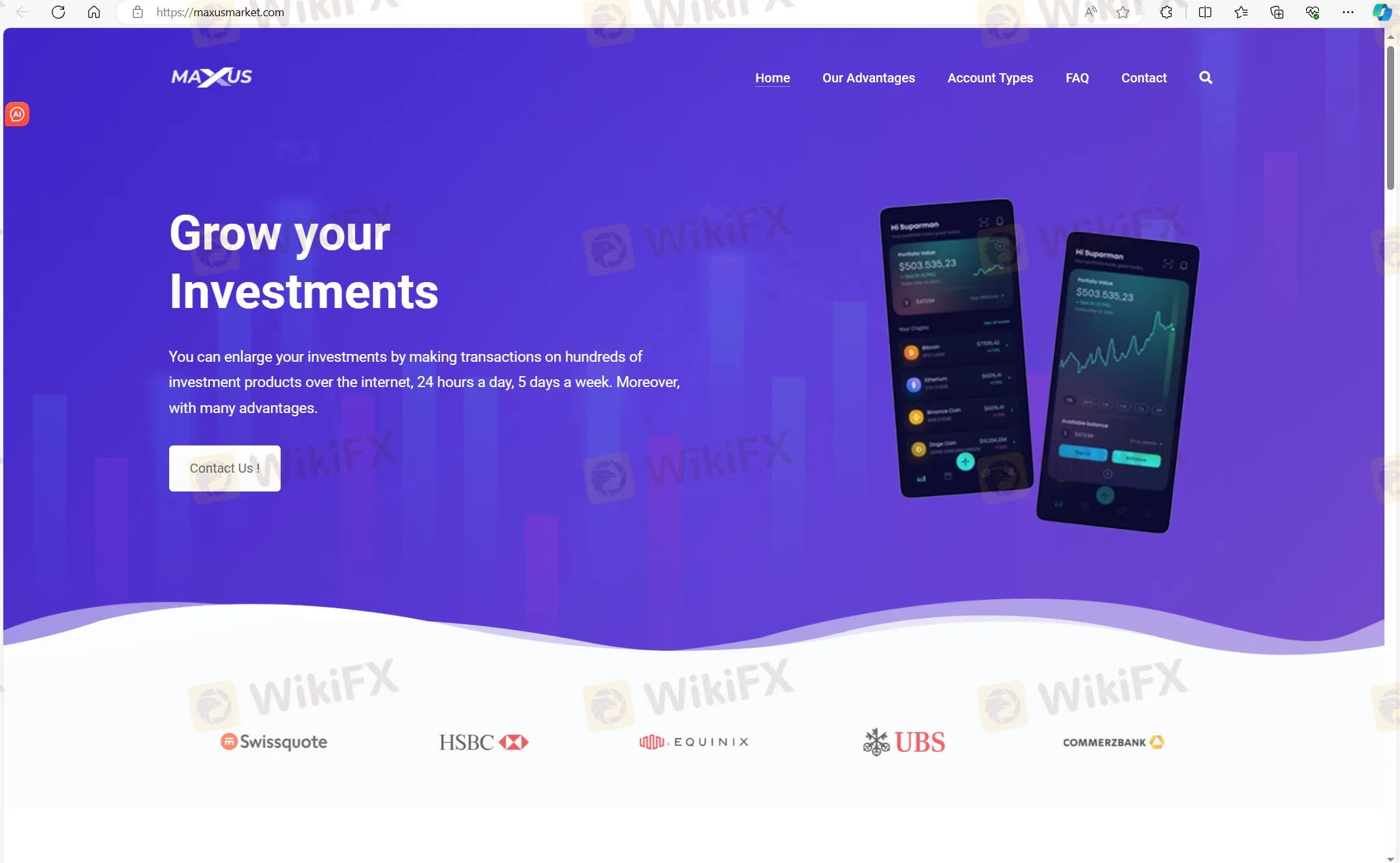 Maxus Market的主页 Maxus Market的主页