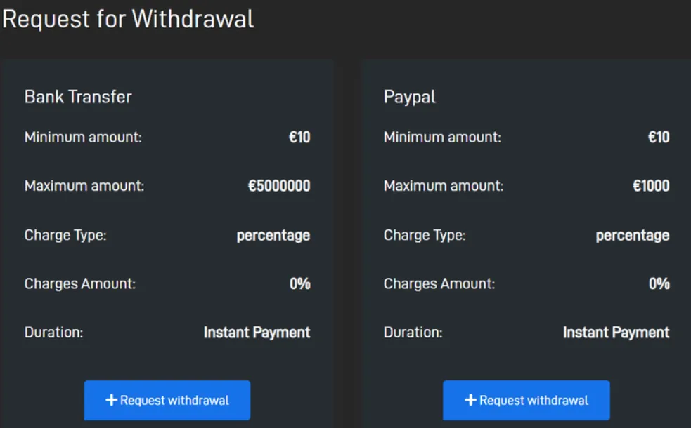 Deposit- Withdrawal Deposit- Withdrawal