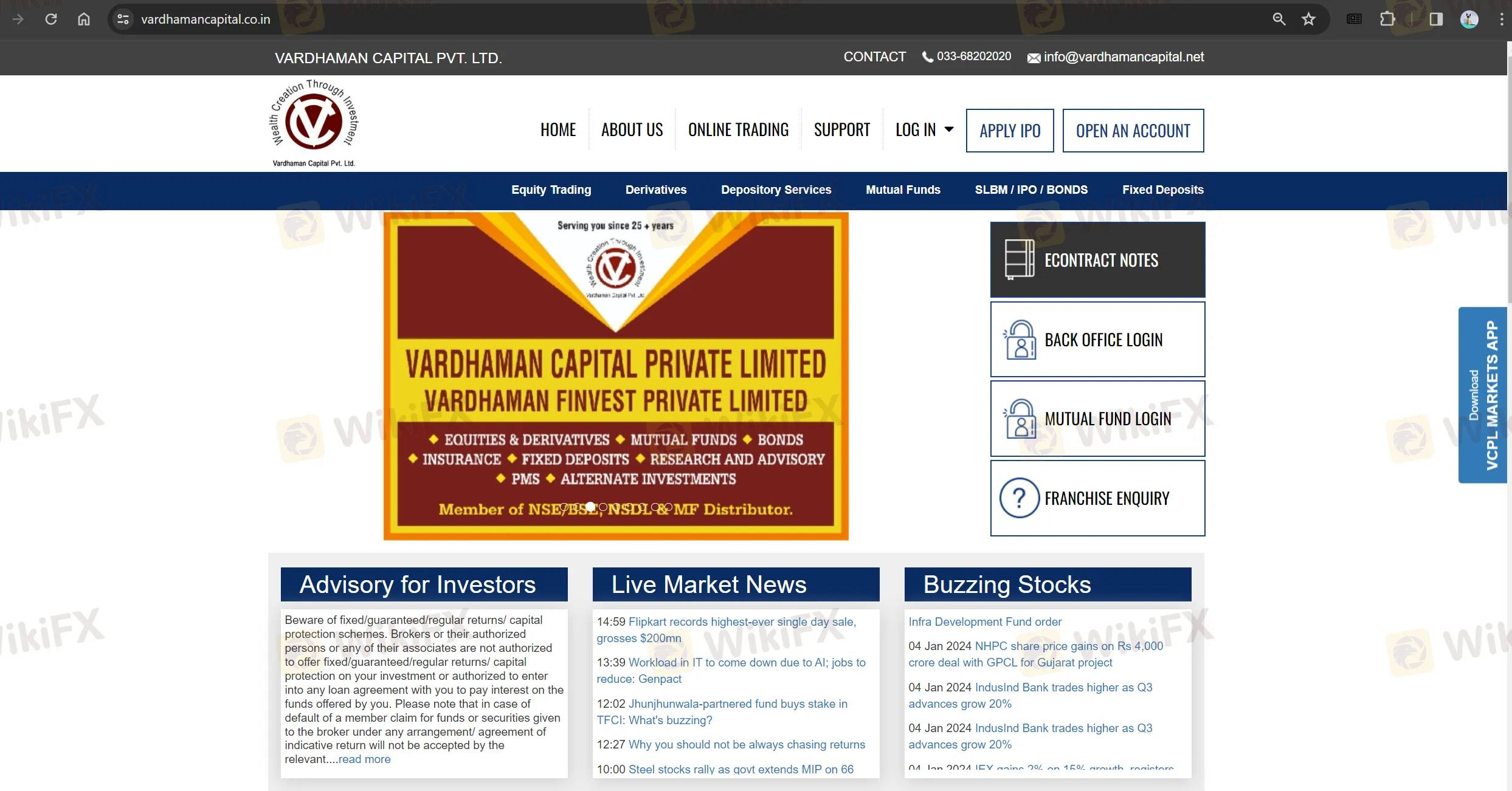 Beranda Vardhaman Capital