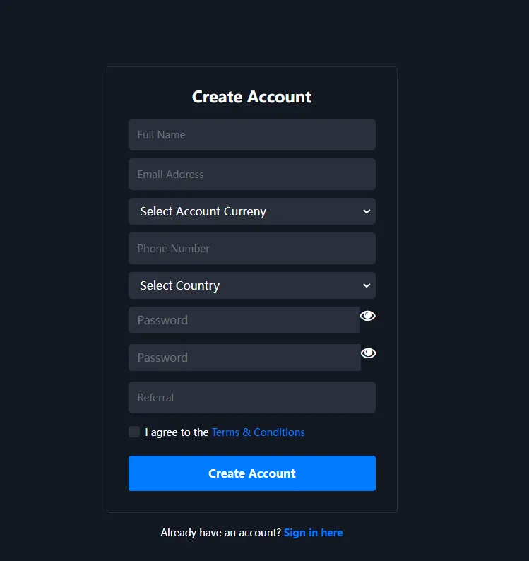 How to Open an Account?