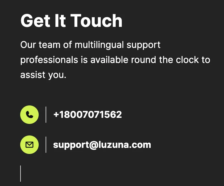 Customer Support