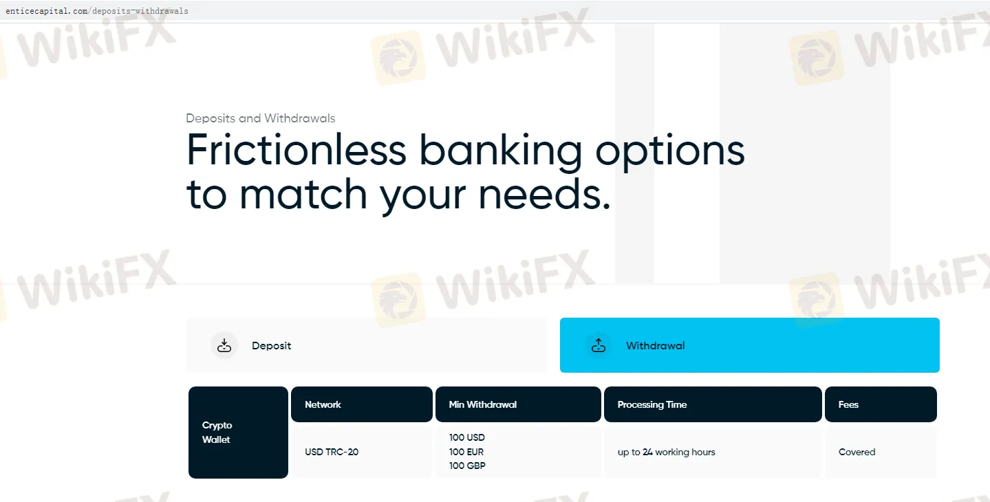 Deposit-Withdrawal Deposit-Withdrawal