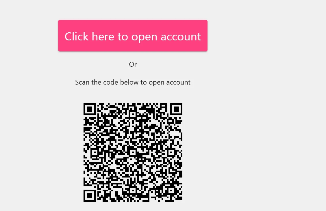 scanner le code pour ouvrir un compte scanner le code pour ouvrir un compte