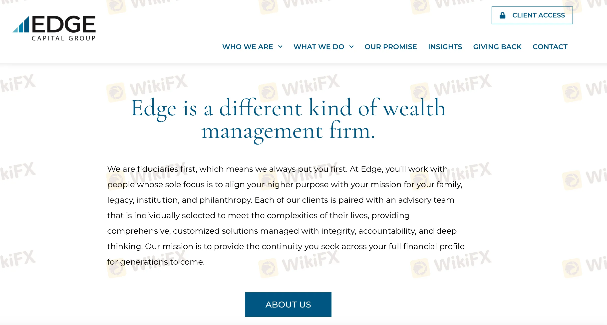 Resumen de EDGE CAPITAL