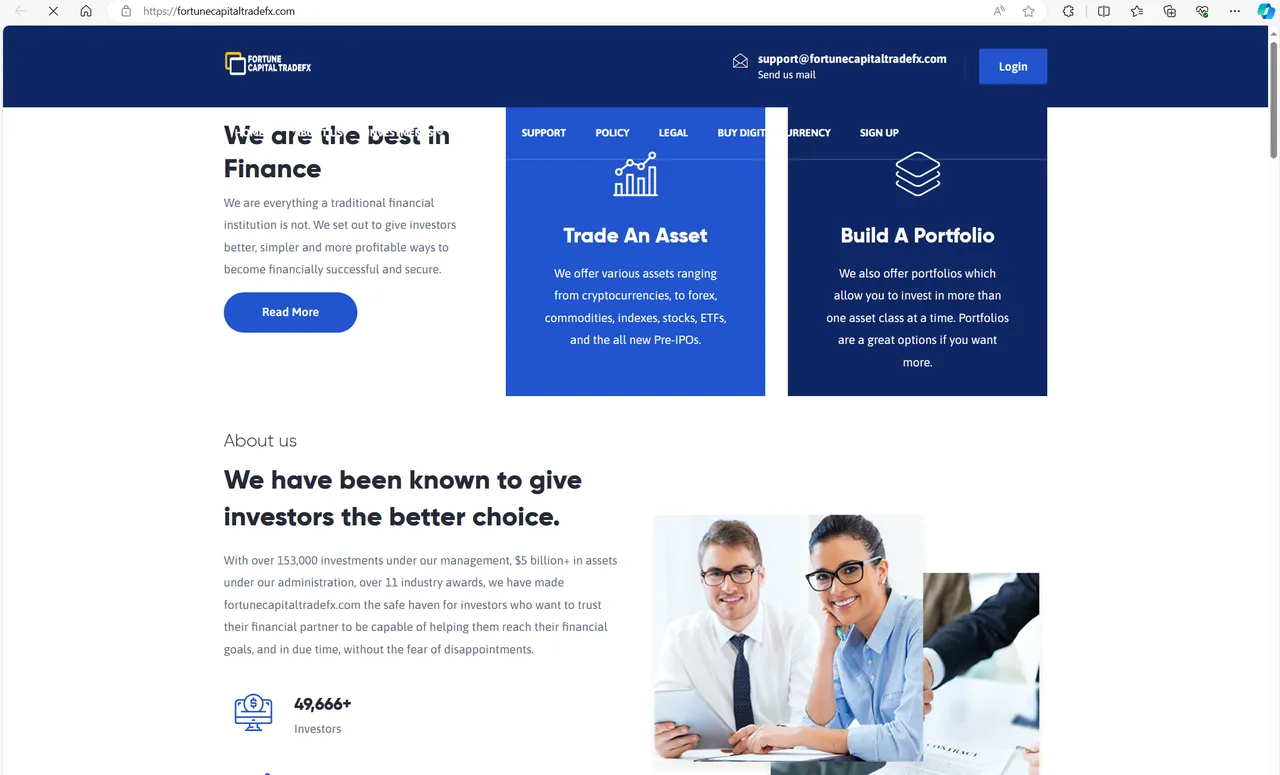 FORTUNE CAPITAL TRADEFX的主页