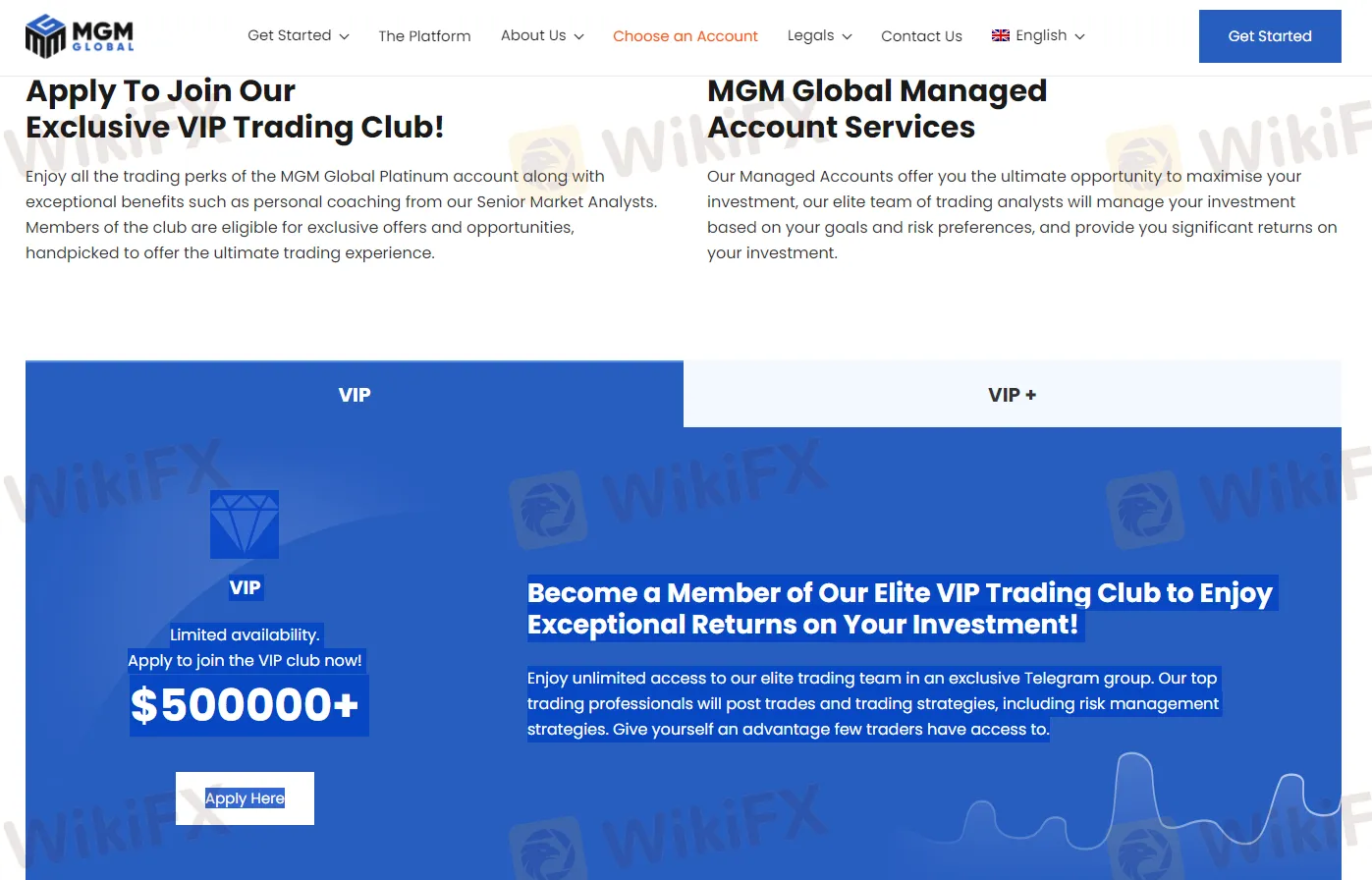 Klub Perdagangan VIP MGM Global Klub Perdagangan VIP MGM Global