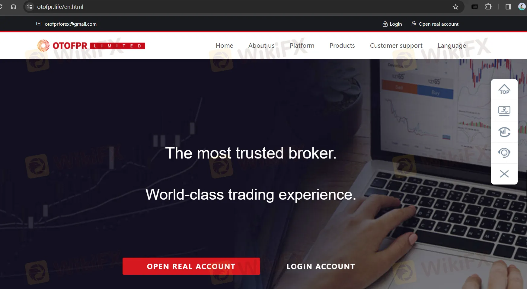 OTOFPR LIMITED's homepage