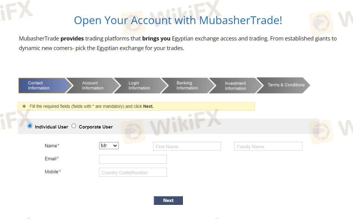 ¿Cómo abrir una cuenta?