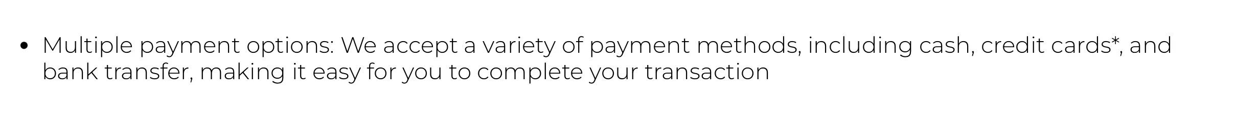 Deposit & Withdrawal