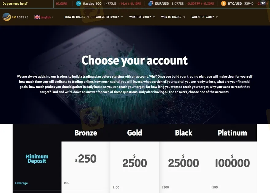 アカウントタイプ アカウントタイプ