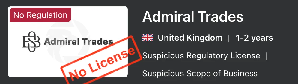 É Admiral Trades legítimo? É Admiral Trades legítimo?