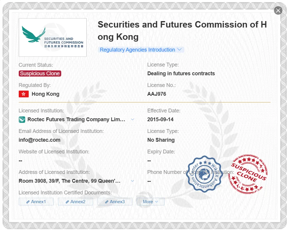 suspicious clone SFC license