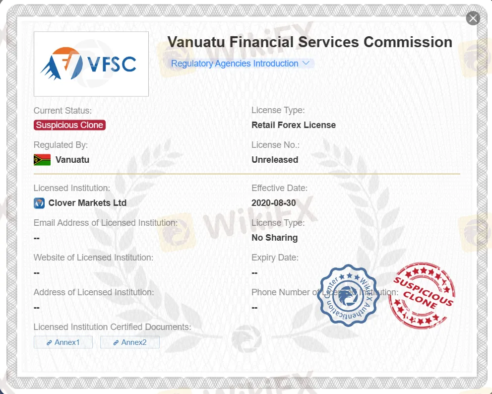 giấy phép VFSC bản sao đáng ngờ giấy phép VFSC bản sao đáng ngờ